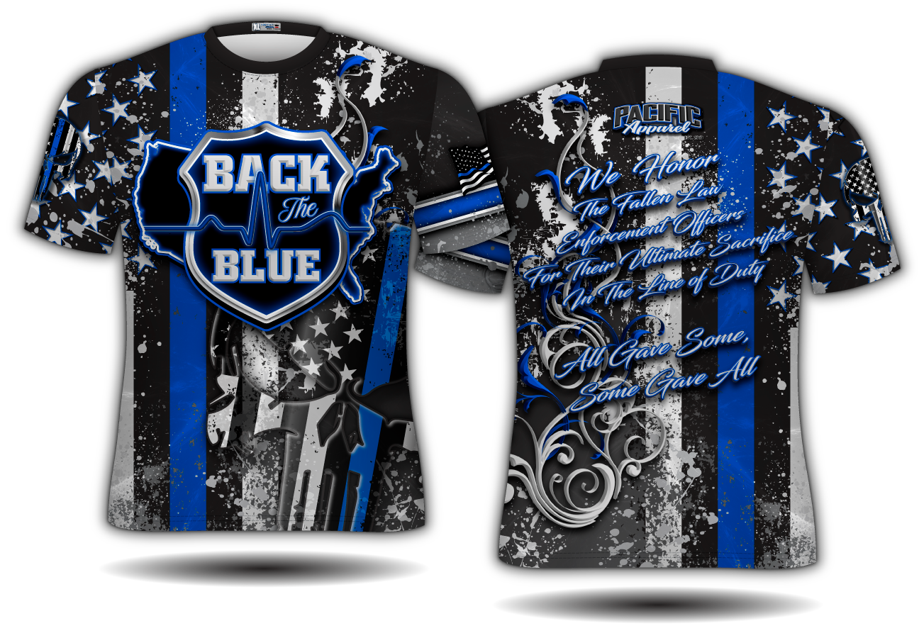 Short Sleeve T-Shirt - Back The Blue