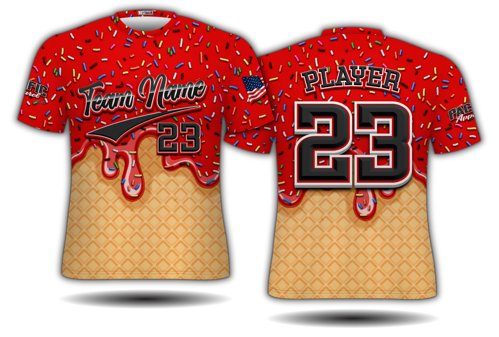 Short Sleeve T-Shirt - Ice Cream - Option 1