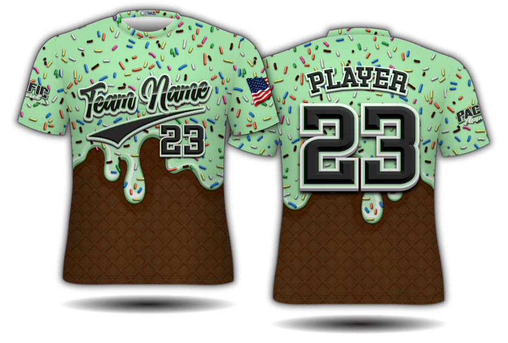 Short Sleeve T-Shirt - Ice Cream - Option 1