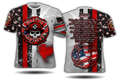 A3 Short Sleeve T-Shirt -Red Line